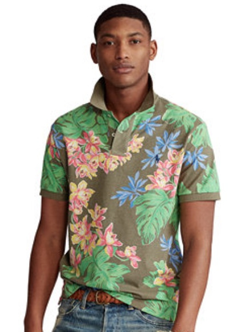Polo Ralph Lauren Floral Print Slim Fit Polo